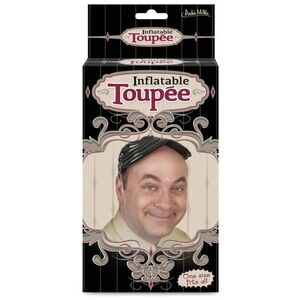 Archie McPhee Inflatable Toupee - Black